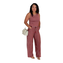 Load image into Gallery viewer, Striped jumpsuit
